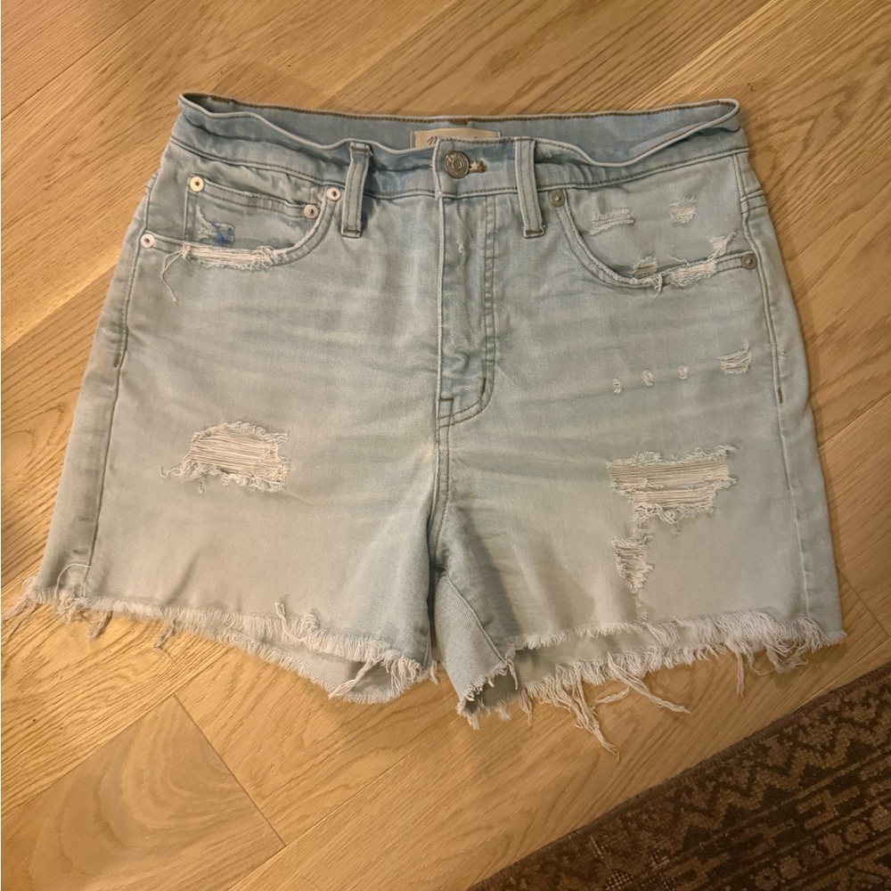 Madewell Distressed Hem Shorts Sz 27